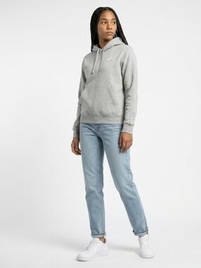 Nike Light Gray Pullover Hoodie